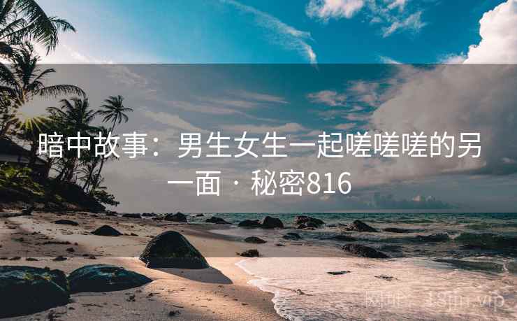 暗中故事：男生女生一起嗟嗟嗟的另一面 · 秘密816